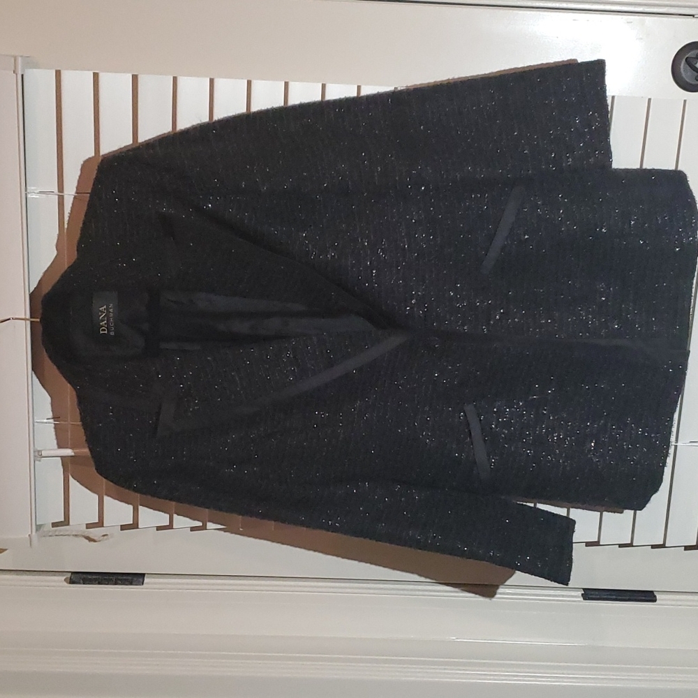Dana Buchman After 5 Black Sparkley Dinner Jacket